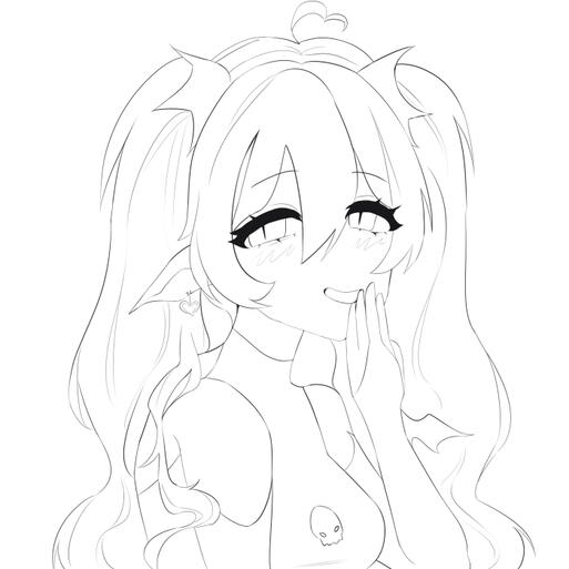 [LINE ART] headshot 10$